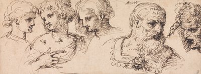 Five Classical Heads by Inigo Jones